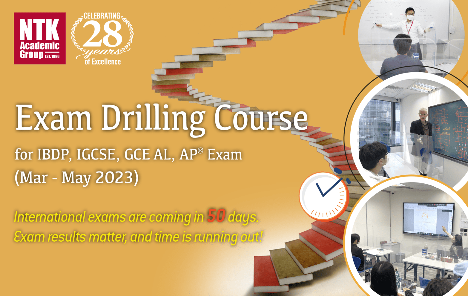 【NTK Exam Drilling Course】Enrol NOW! Boost your exam results in the final 50 days!